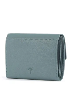 Lantea Cosma RFID Geldbörse genarbtes Ziegenleder petrol