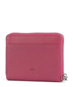 Lantea Nisa Geldbörse genarbtes Ziegenleder pink