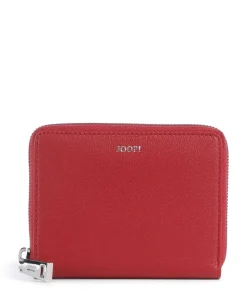 Lantea Nisa Geldbörse genarbtes Ziegenleder rot