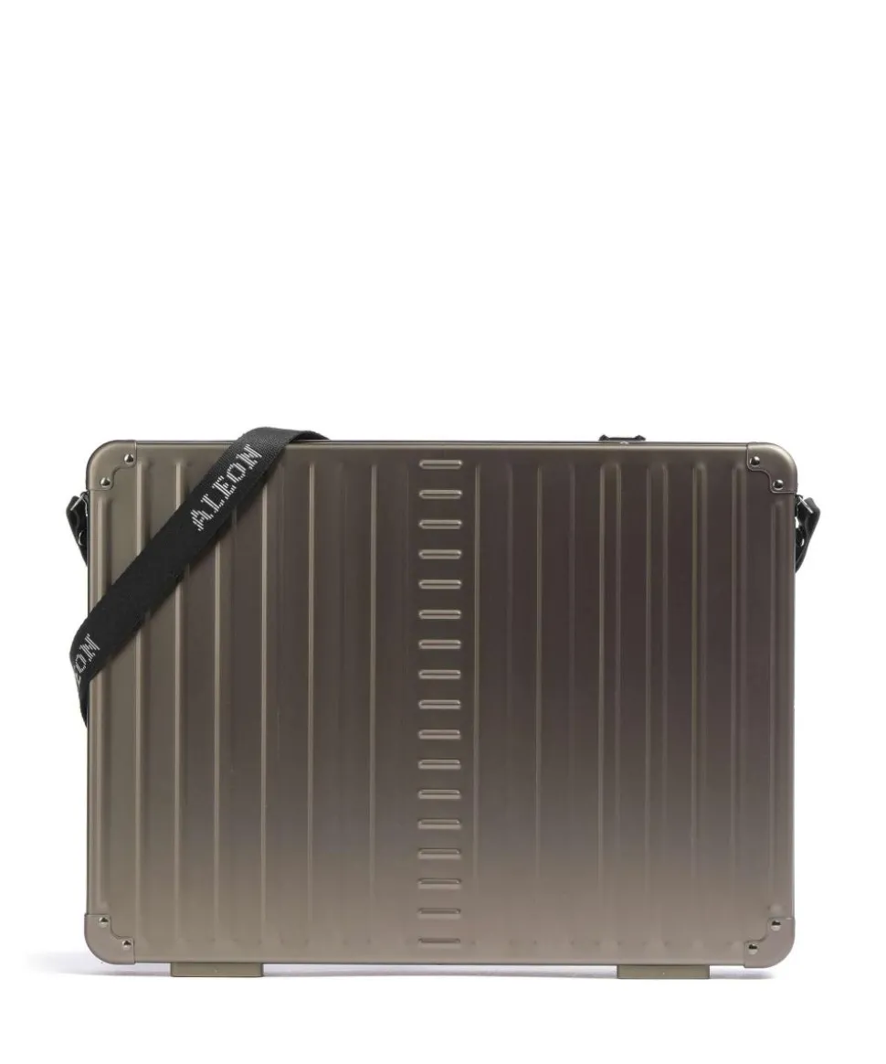 Laptoptasche 17″ Aluminium bronze