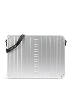 Laptoptasche 17″ Aluminium silber