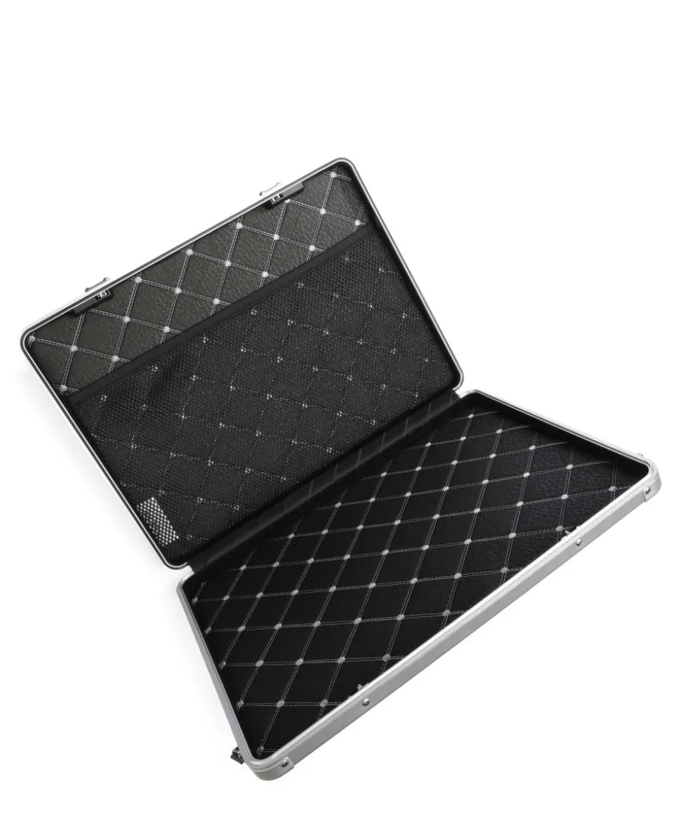 Laptoptasche 17″ Aluminium silber