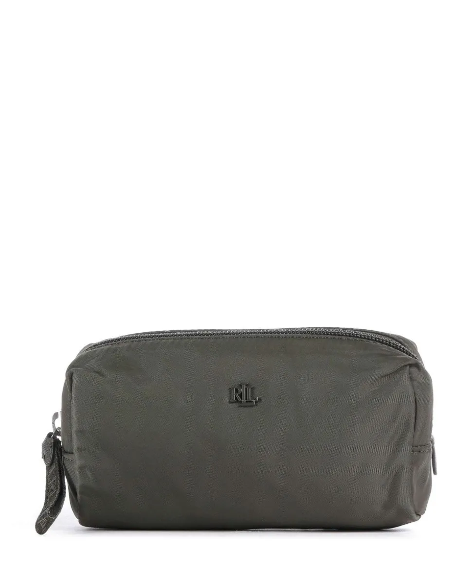 Large Kosmetiktasche olivgrün 16 cm