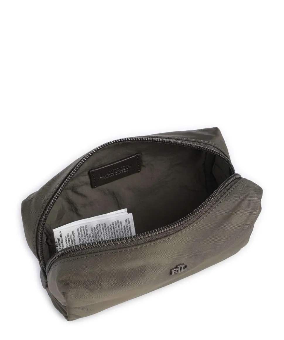 Large Kosmetiktasche olivgrün 16 cm