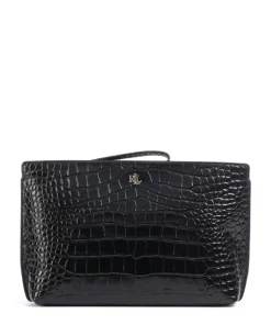 Large Kosmetiktasche schwarz 25 cm