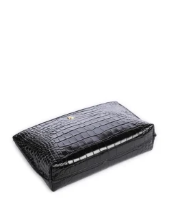 Large Kosmetiktasche schwarz 25 cm