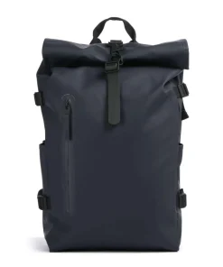 Large Rolltop Rucksack 16″ Polyester, Polyurethane navy