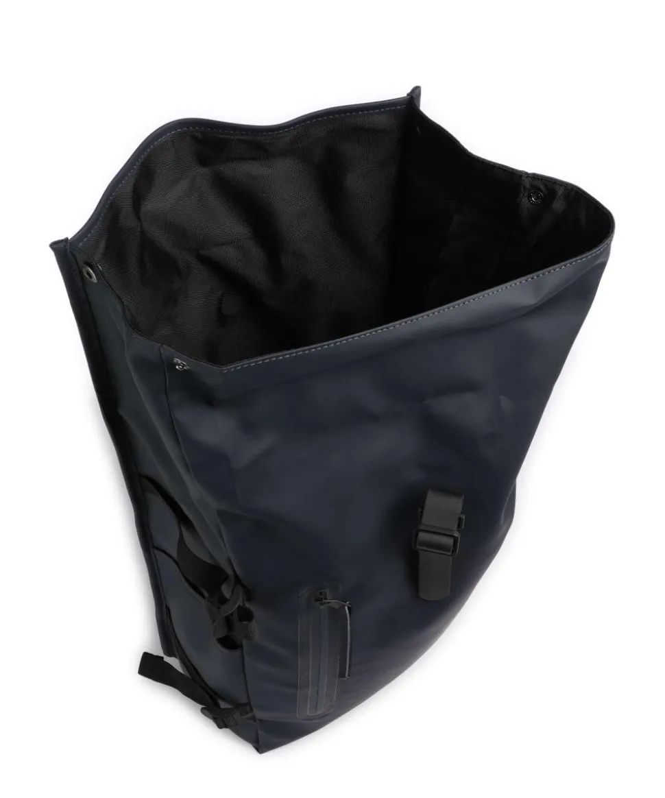 Large Rolltop Rucksack 16″ Polyester, Polyurethane navy