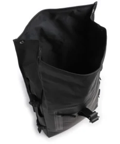 Large Rolltop Rucksack 16″ Polyester, Polyurethane schwarz