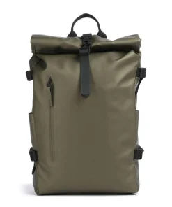 Large Rolltop Rucksack 16″ Polyester, Polyurethane olivgrün