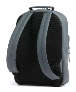 Large Rucksack Polyurethane, Polyester blaugrau