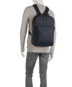 Large Rucksack Polyurethane, Polyester navy