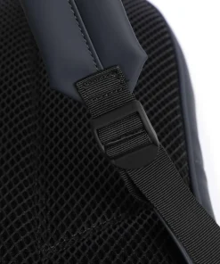 Large Rucksack Polyurethane, Polyester navy