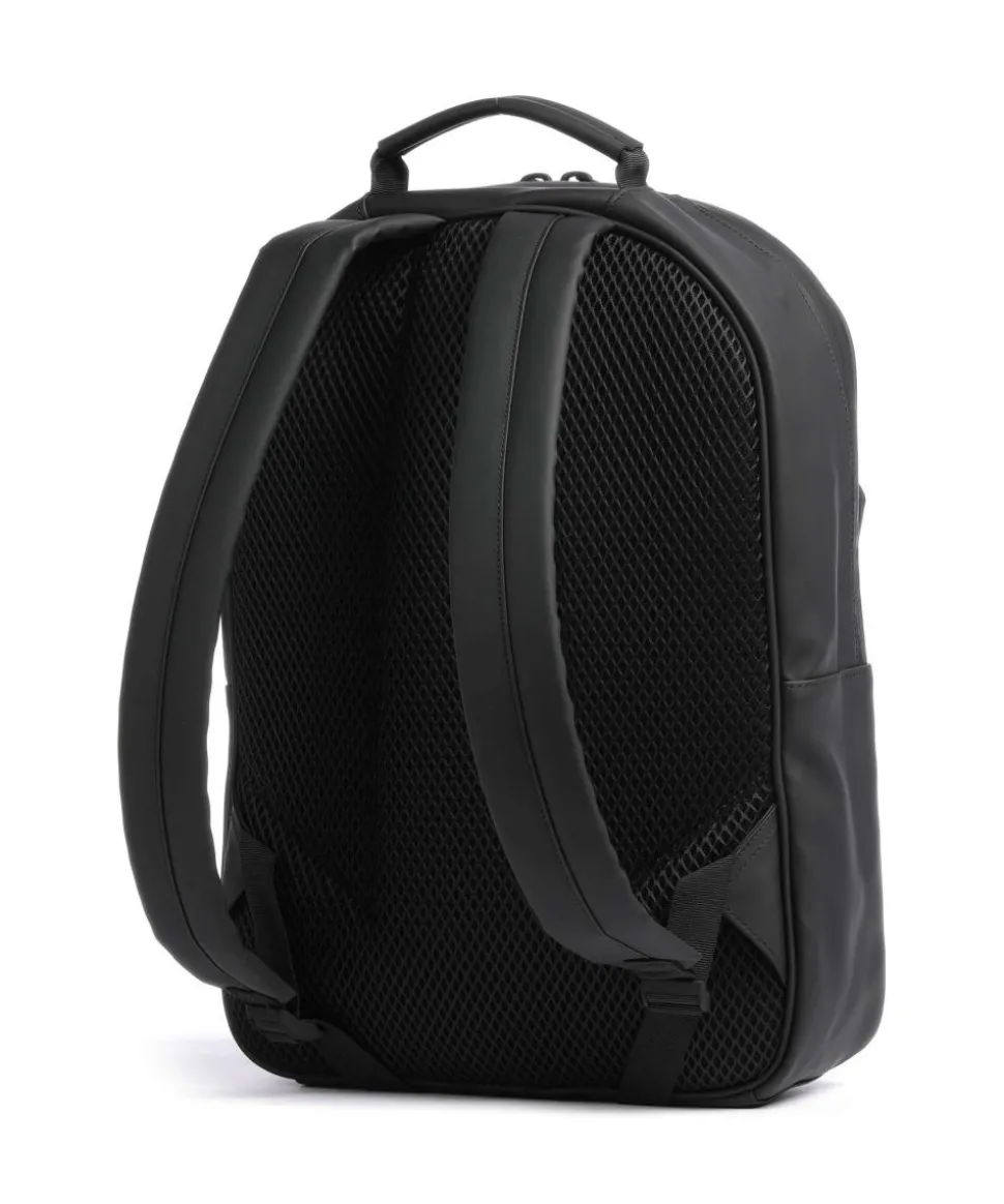 Large Rucksack Polyurethane, Polyester schwarz