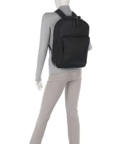 Large Rucksack Polyurethane, Polyester schwarz