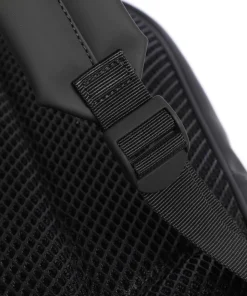 Large Rucksack Polyurethane, Polyester schwarz