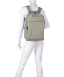 Large Rucksack Polyurethane, Polyester grau