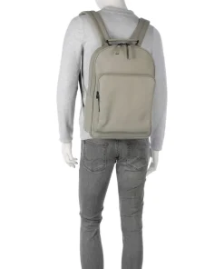 Large Rucksack Polyurethane, Polyester grau