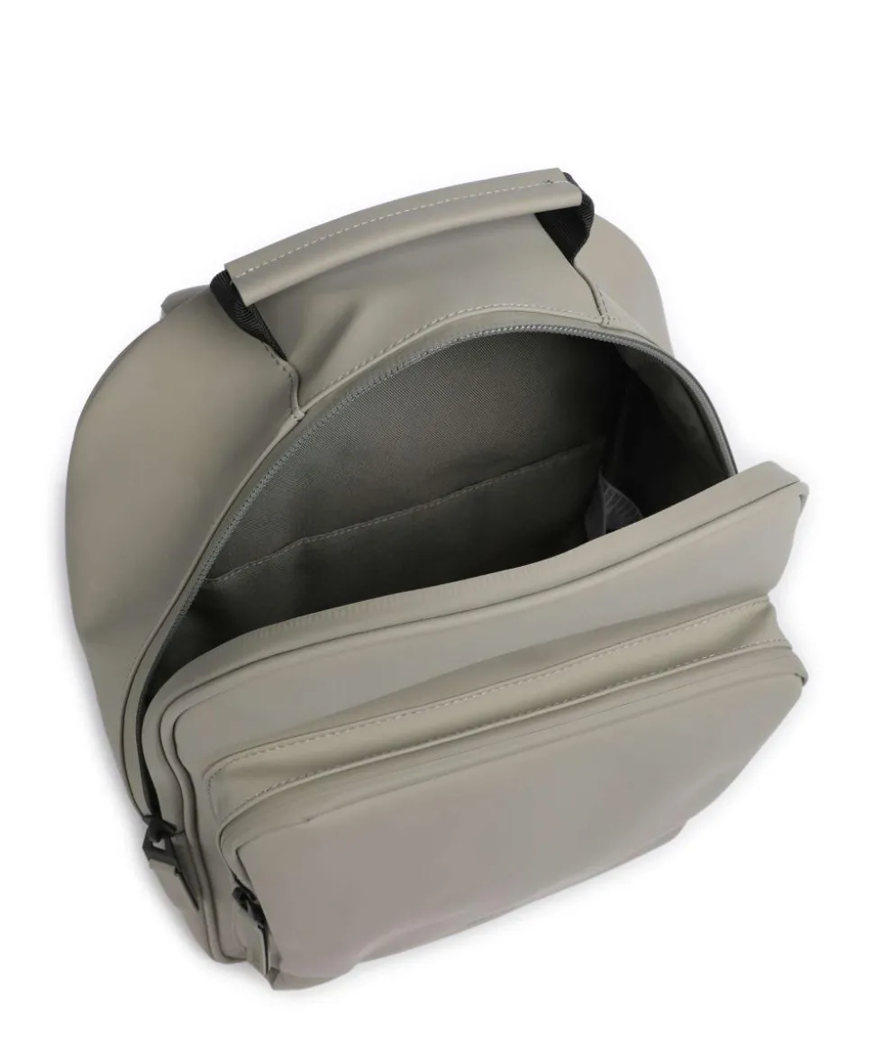 Large Rucksack Polyurethane, Polyester grau