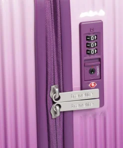 Lascana Edition 4-Rollen Trolley brombeer 55 cm