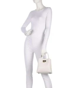 Laurie S Handtasche fein genarbtes Rindsleder creme