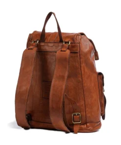 Lavata Rucksack genarbtes Rindsleder cognac