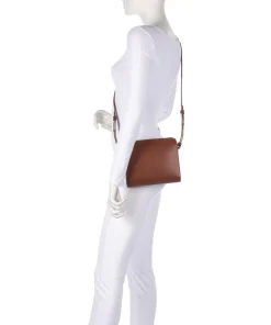 Leather Classics Frances Umhängetasche fein genarbtes Rindsleder braun