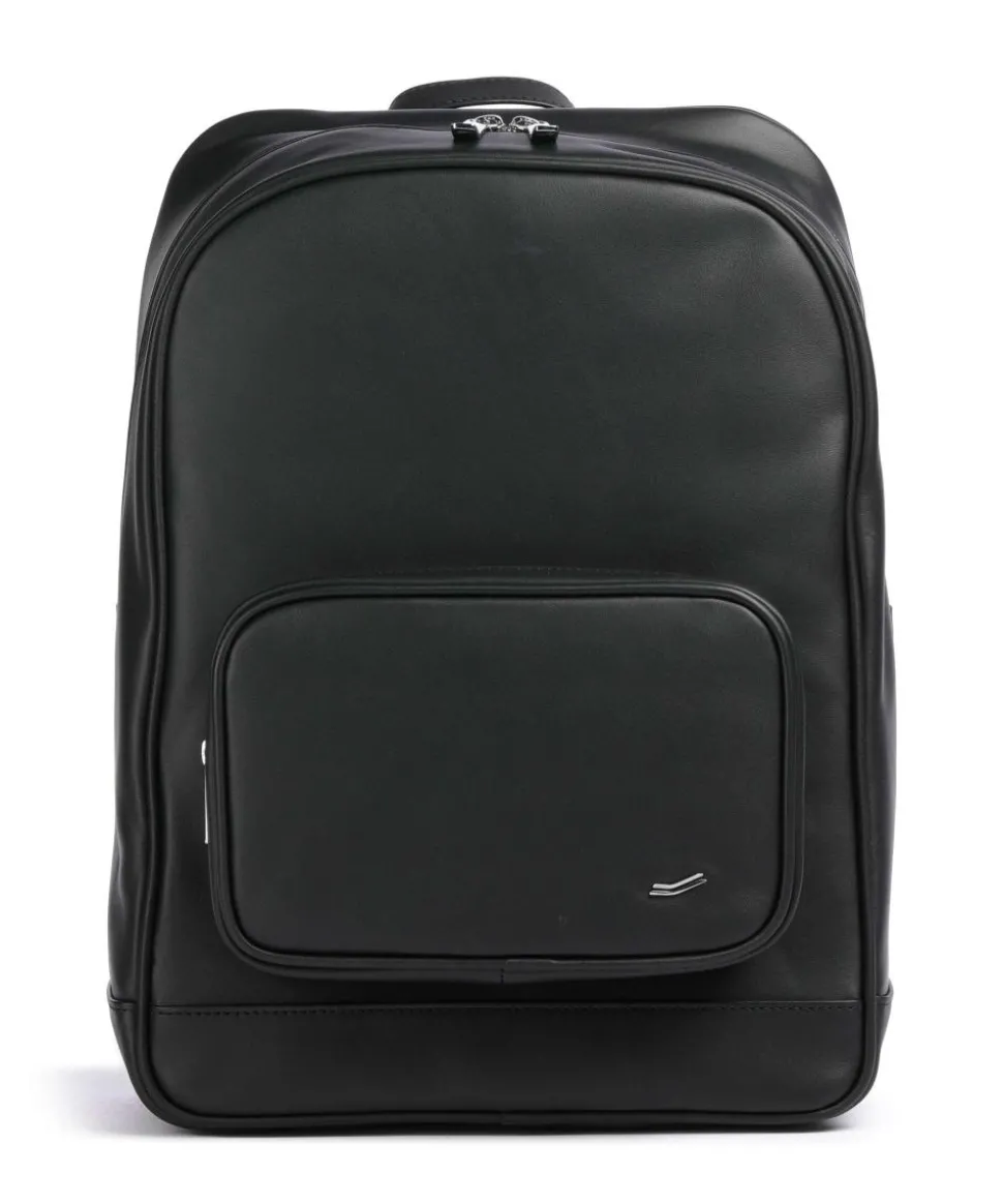 Legacy F32 Rucksack 15″ fein genarbtes Leder schwarz