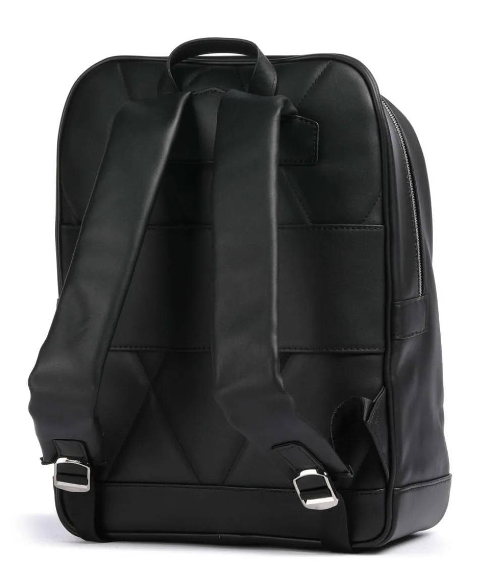 Legacy F32 Rucksack 15″ fein genarbtes Leder schwarz