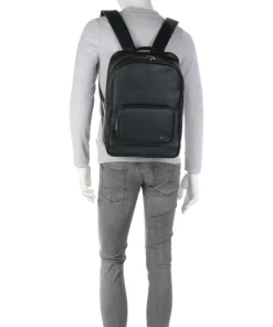 Legacy F32 Rucksack 15″ fein genarbtes Leder schwarz