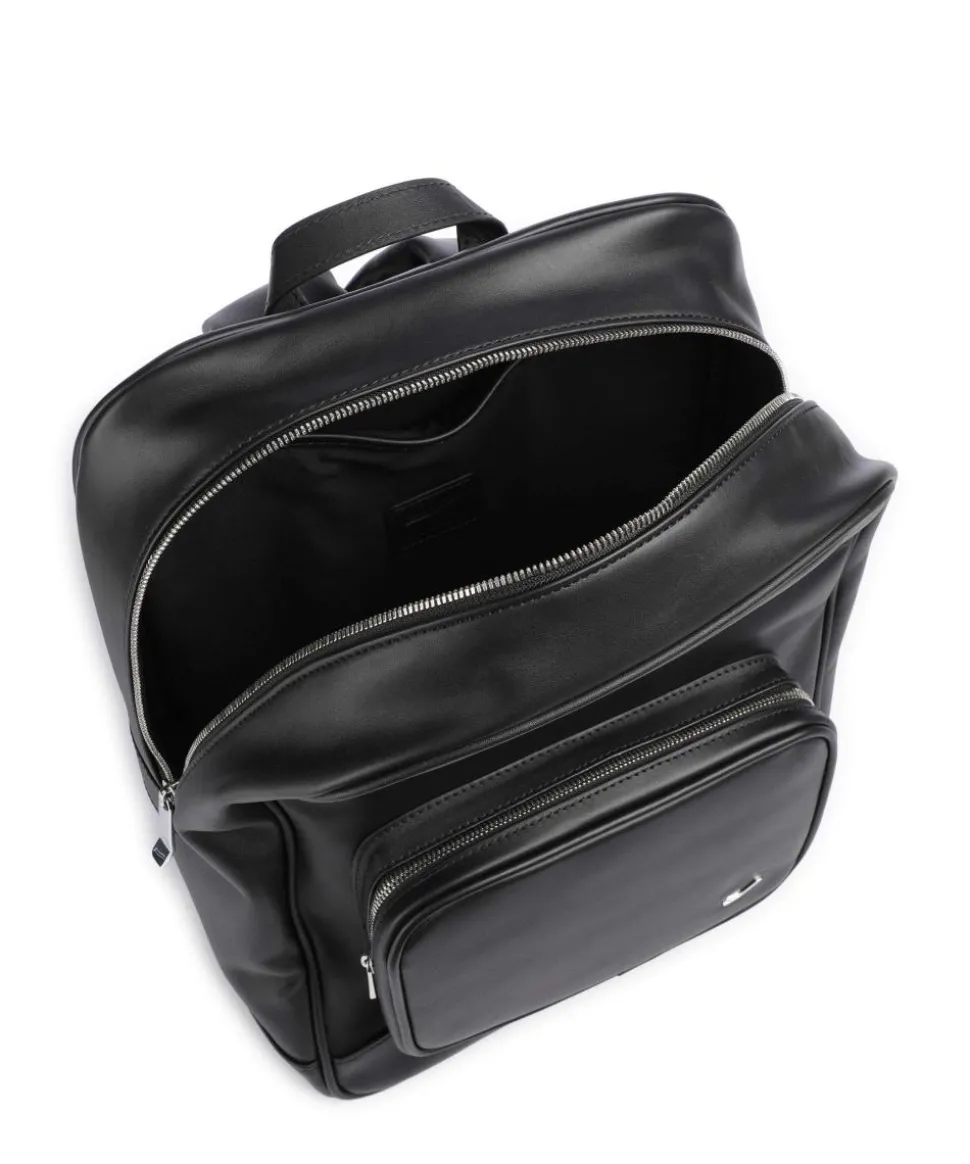 Legacy F32 Rucksack 15″ fein genarbtes Leder schwarz