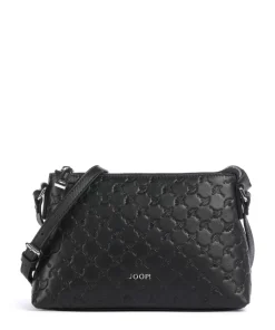 Leggero Stampa Karlie Umhängetasche geprägtes Kalbsleder schwarz