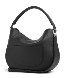 Lenah Beuteltasche genarbtes Rindsleder schwarz