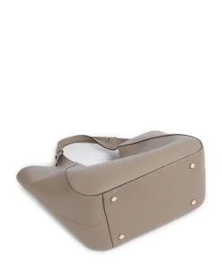 Lenah Big Shopper genarbtes Rindsleder taupe