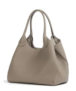 Lenah Shopper genarbtes Rindsleder beige