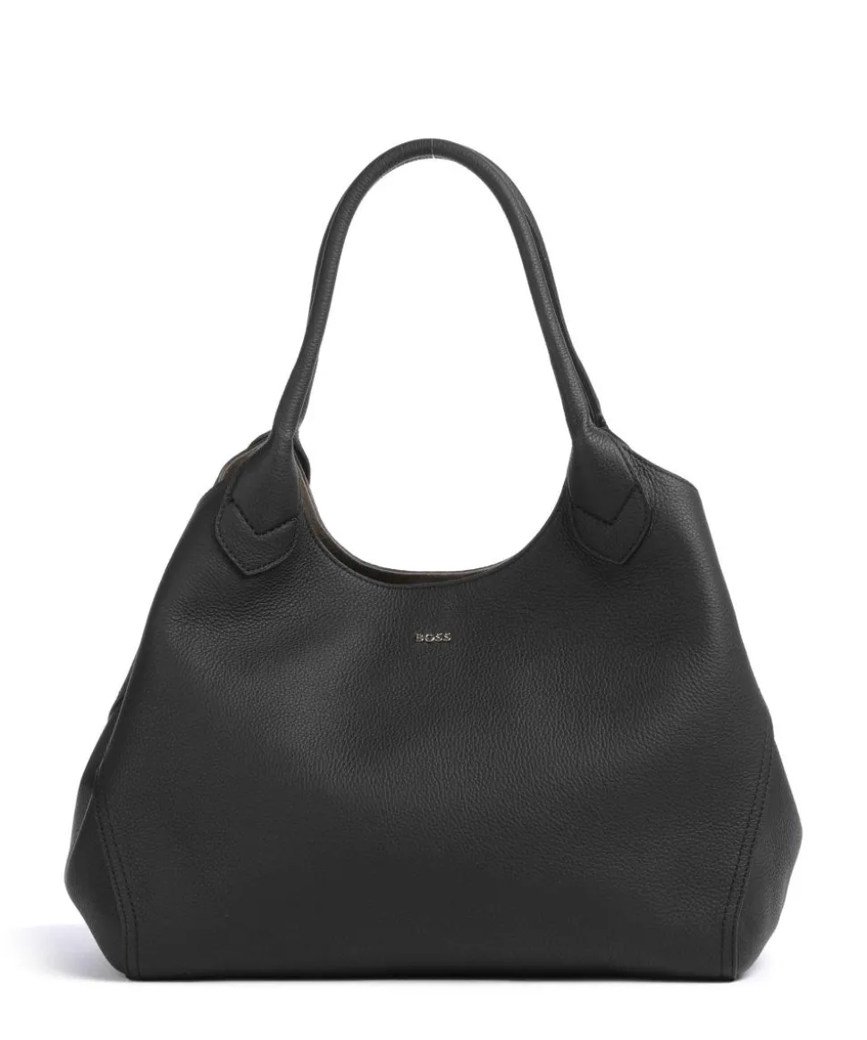 Lenah Shopper genarbtes Rindsleder schwarz