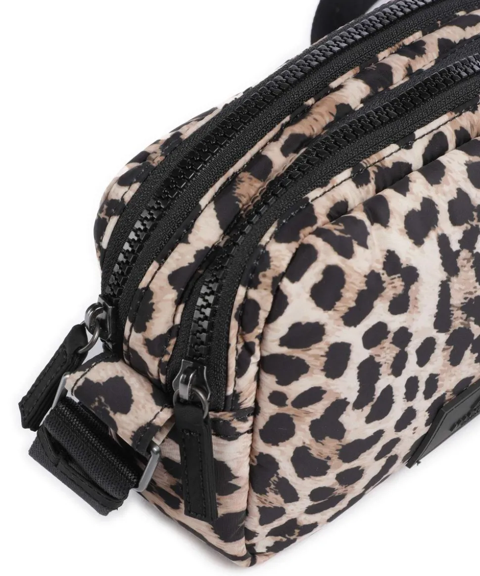 Less Umhängetasche recyceltes Polyester natur/schwarz