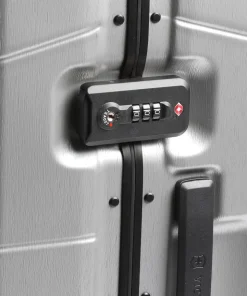 Lexicon Framed 4-Rollen Trolley silber 55 cm