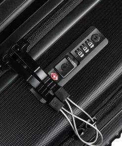 Lexplor 4-Rollen Trolley schwarz 55 cm