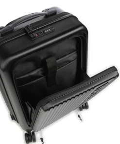 Lexplor 4-Rollen Trolley schwarz 55 cm