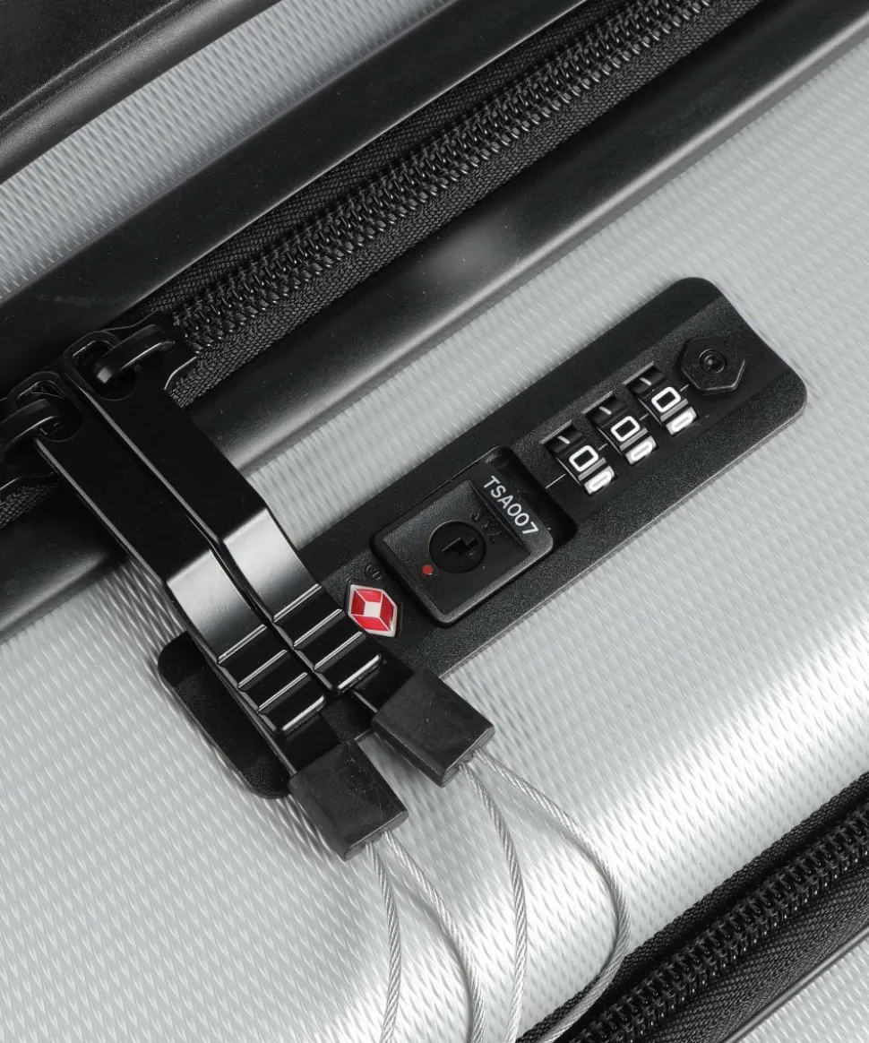 Lexplor 4-Rollen Trolley silber 55 cm