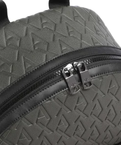 Liam Rucksack Lederimitat khaki