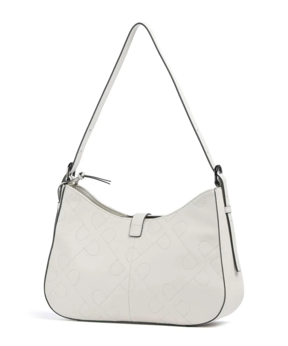 Liberty Schultertasche fein genarbtes Rindsleder creme