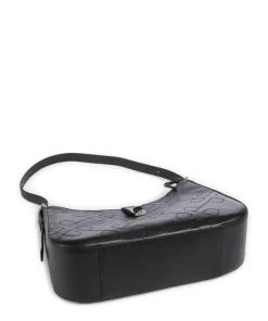 Liberty Schultertasche fein genarbtes Rindsleder schwarz