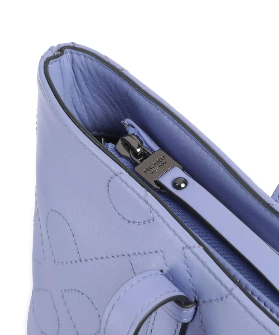 Liberty Shopper genarbtes Rindsleder violett