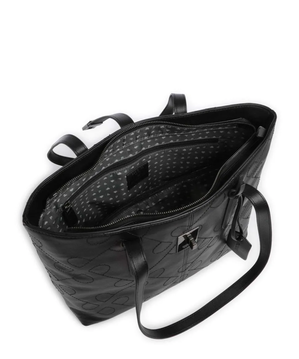 Liberty Shopper genarbtes Rindsleder schwarz