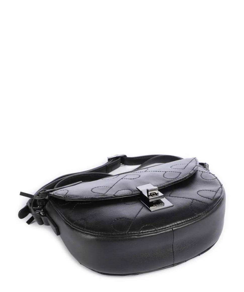 Liberty Umhängetasche fein genarbtes Rindsleder schwarz