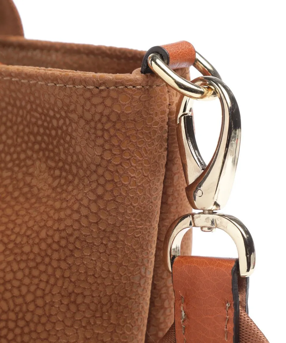 Life Handtasche Lederimitat braun