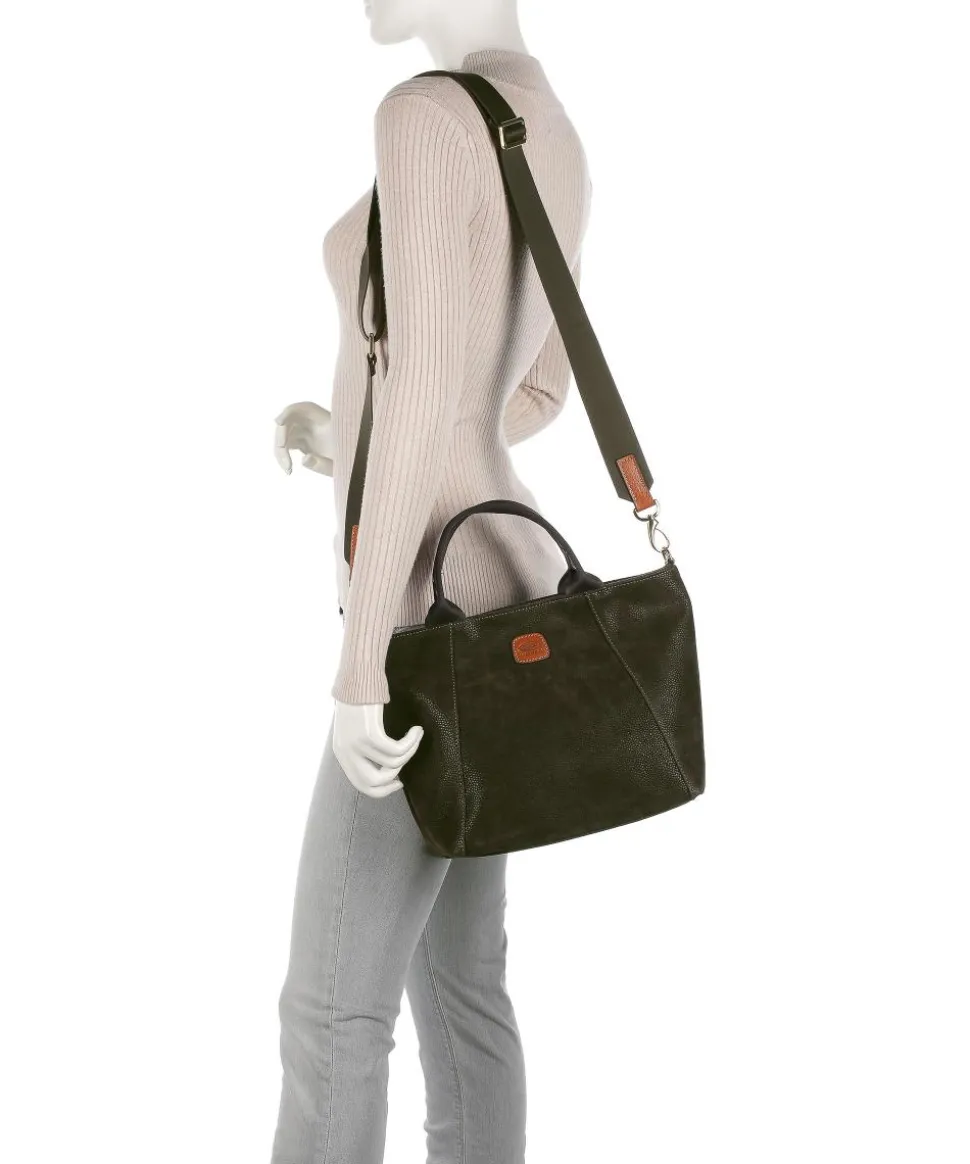 Life Handtasche Lederimitat olivgrün