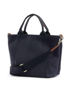 Life Handtasche Lederimitat navy